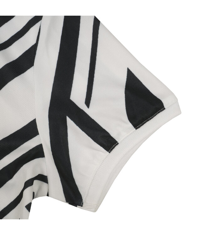 Luhta Luhta Dames Hennola Polo Dark Blue Print