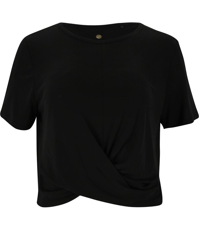 Athlecia Athlecia Dames Diamy Cropped Tee Black