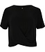 Athlecia Athlecia Dames Diamy Cropped Tee Black