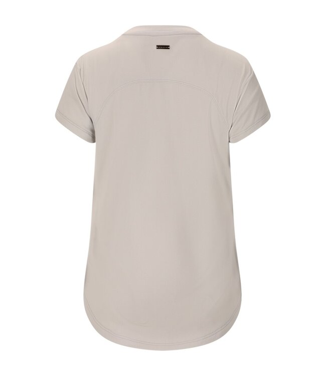 Athlecia Athlecia Doja Dames Sport T-shirt Grijs - Lunar rock