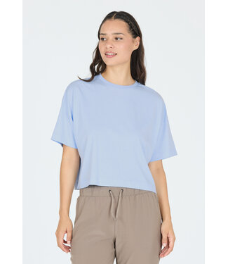 Athlecia Athlecia Reynolds Dames Sport T-shirt Blauw Windsurfer