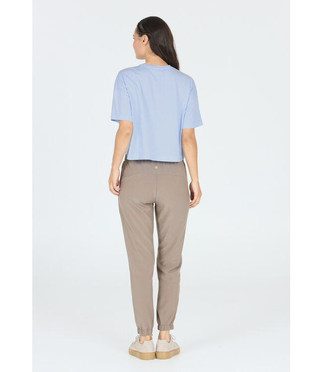 Athlecia Athlecia Reynolds Dames Sport T-shirt Blauw Windsurfer