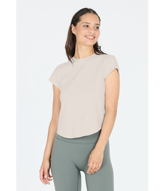 Athlecia Athlecia Doja Dames Sport T-shirt Grijs - Lunar rock