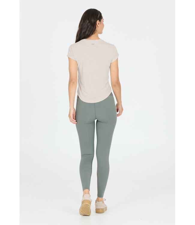 Athlecia Athlecia Doja Dames Sport T-shirt Grijs - Lunar rock