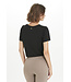Athlecia Athlecia Dames Diamy Cropped Tee Black