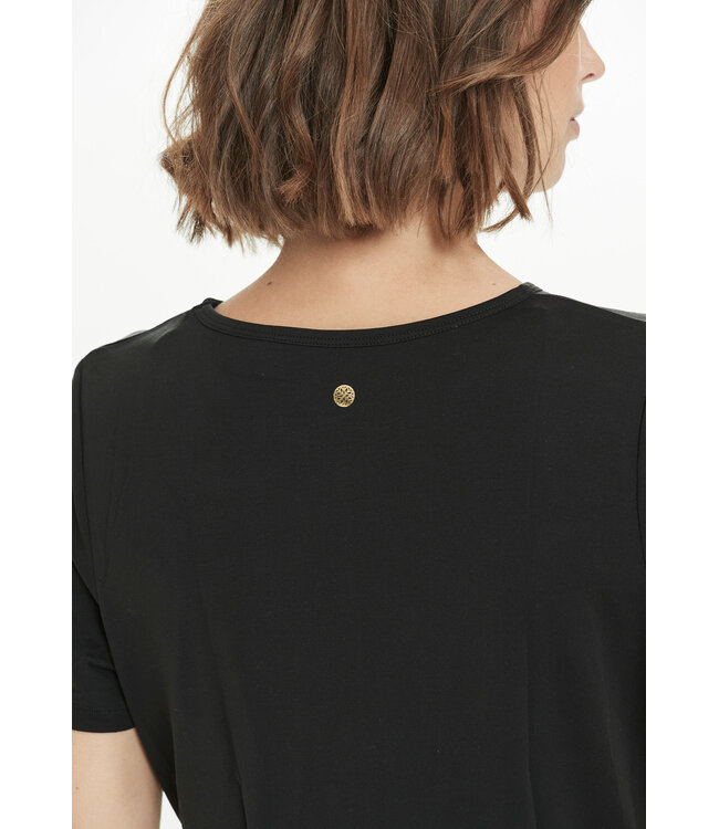 Athlecia Athlecia Dames Diamy Cropped Tee Black