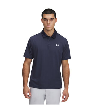 Under Armour Golf Under Armour Heren T2G Printed Polo Midnight Navy/Gray