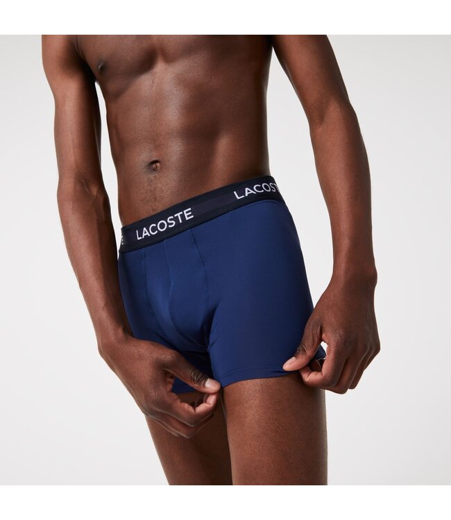 Lacoste Lacoste Heren Recycled Microfiber Trunk Lichtblauw/Blauw/zwart (3 stuks)