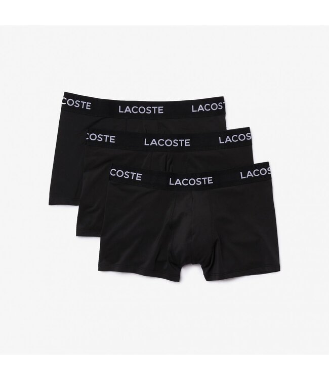 Lacoste Lacoste Heren Recycled Microfiber Trunk Zwart (3 stuks)