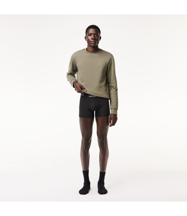 Lacoste Lacoste Heren Recycled Microfiber Trunk Zwart (3 stuks)