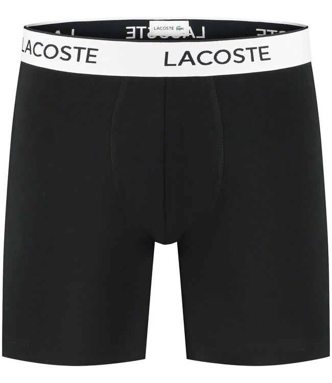 Lacoste Lacoste Heren Boxer Brief Zwart (3 STUKS)