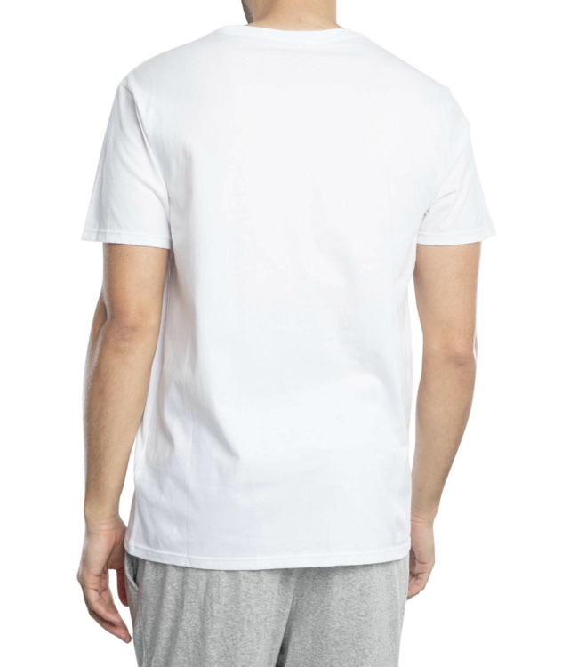 Lacoste Lacoste Heren 100% Katoen Rond T-shirt Wit (3 stuks)
