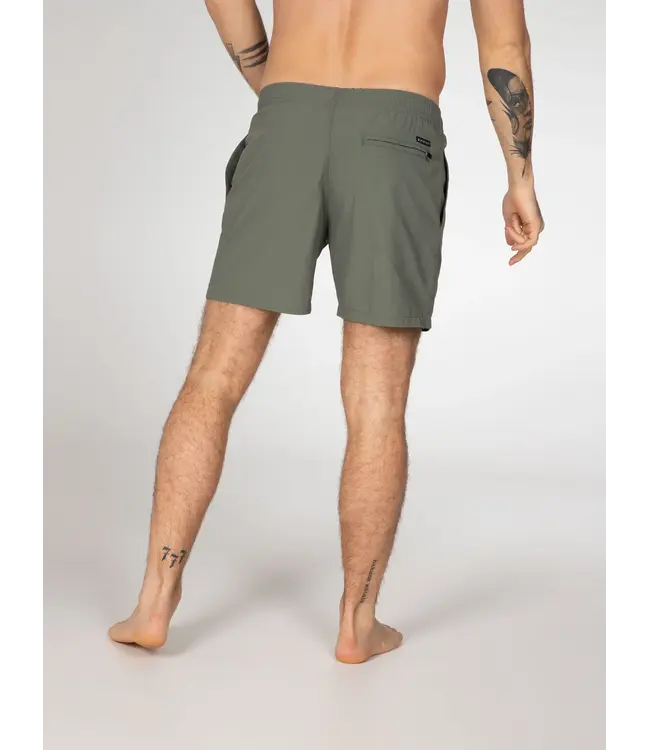Protest Heren Faster Beachshort Grey Green