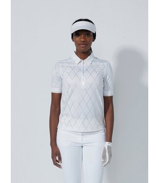 Daily Sports Daily Sports Dames Chroma 1/2 S Polo White/Gold