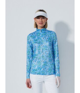 Daily Sports Daily Sports Dames Sheermotion LS Half Zip Water Bloom