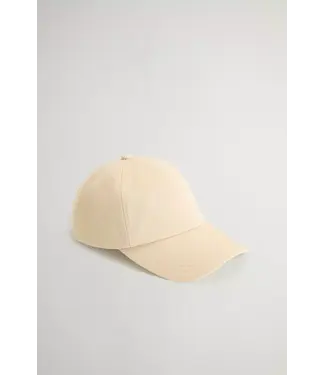 Woolrich Woolrich Unisex Logo Baseball Cap White Pepper
