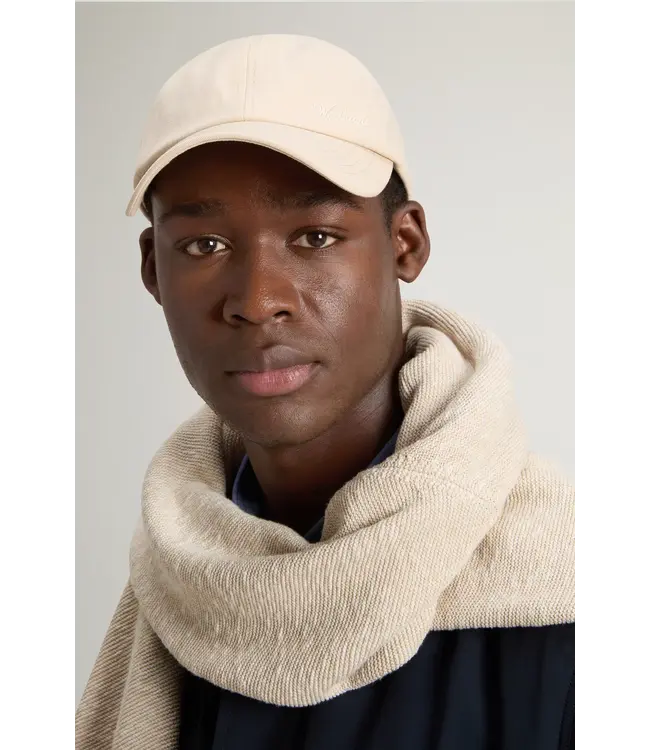 Woolrich Woolrich Unisex Logo Baseball Cap White Pepper