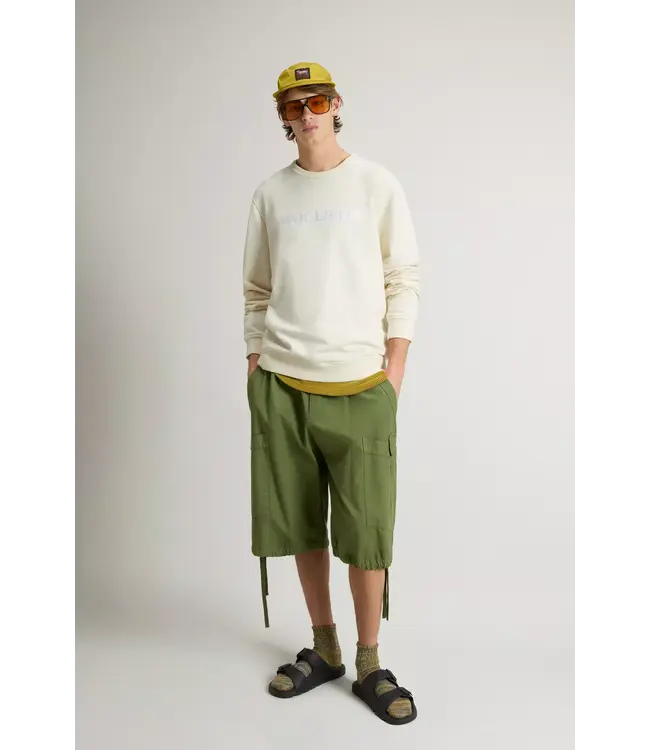 Woolrich Woolrich Heren Light Fleece Crewneck Jet Stream