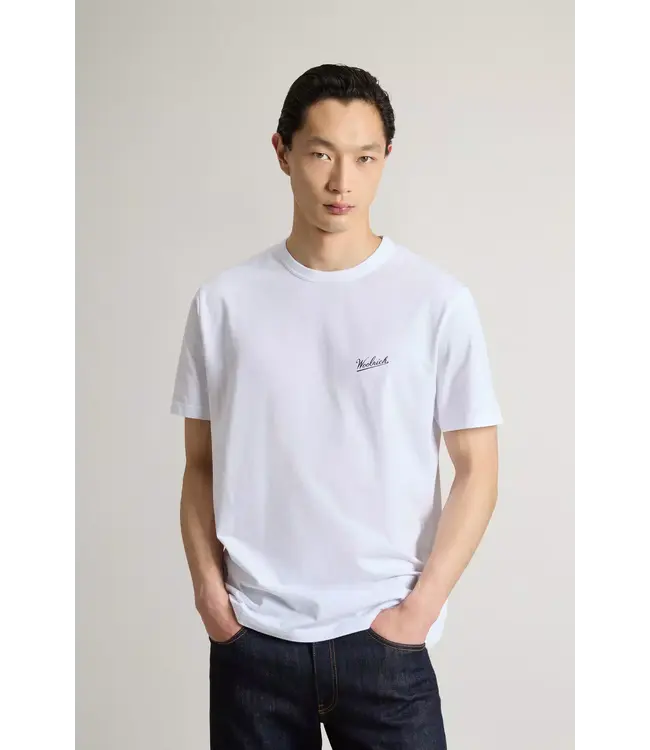 Woolrich Woolrich Heren Logo T-Shirt Bright White