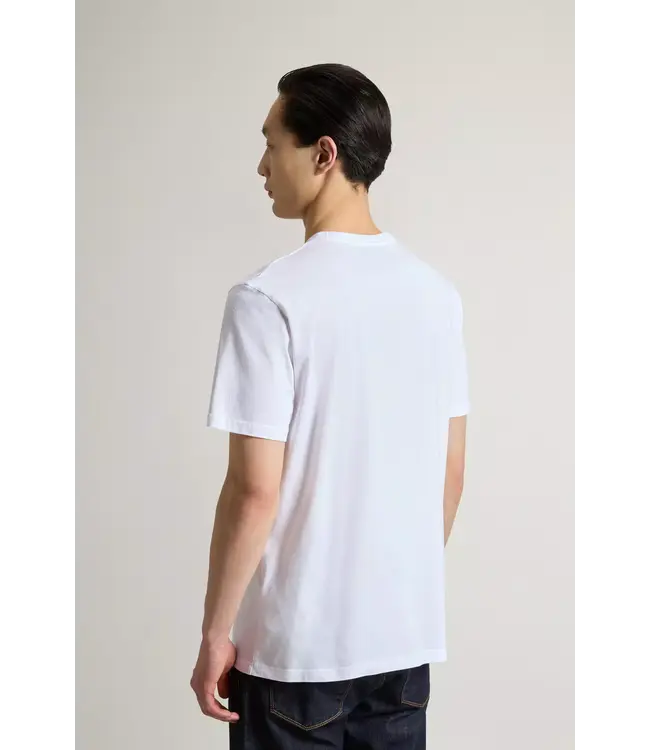 Woolrich Woolrich Heren Logo T-Shirt Bright White