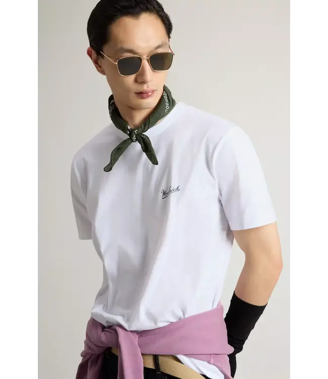 Woolrich Woolrich Heren Logo T-Shirt Bright White