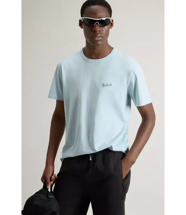 Woolrich Woolrich Heren Logo T-Shirt Flask