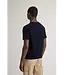 Woolrich Woolrich Heren Knitted T-Shirt Melton Blue