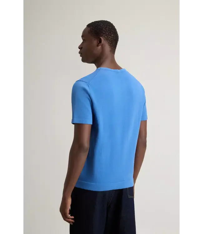 Woolrich Woolrich Heren Knitted T-Shirt Aviation