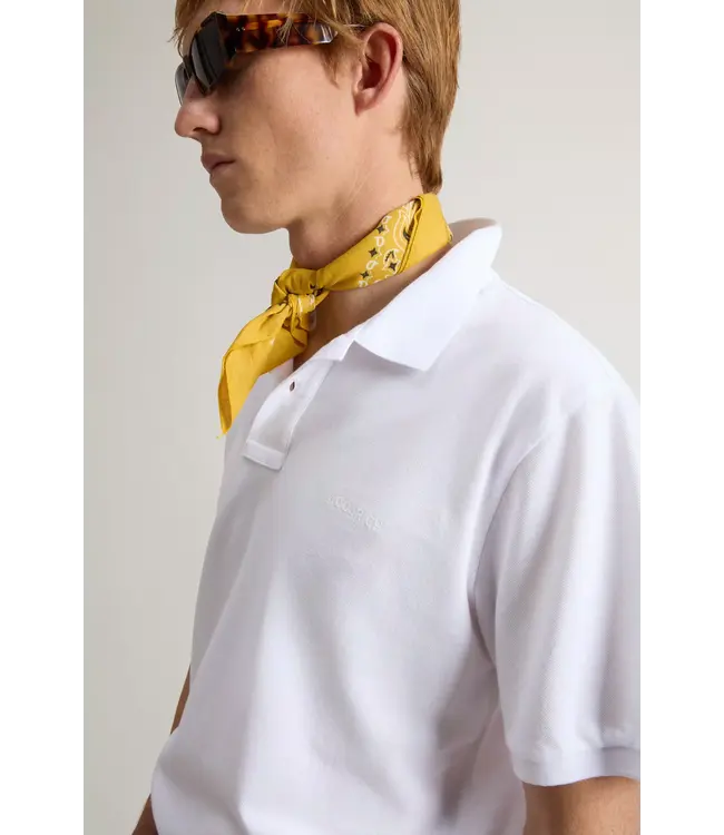 Woolrich Woolrich Heren Classic American Polo Bright White