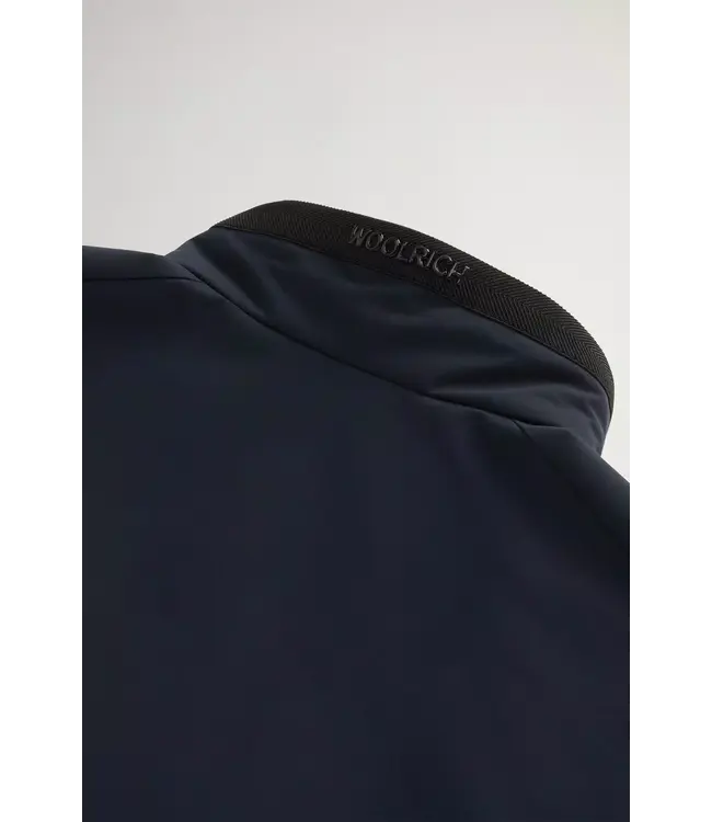 Woolrich Woolrich Heren Two Layers Sailing Bomber Melton Blue