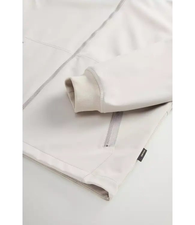 Woolrich Woolrich Heren Soft Shell Full-Zip Hoodie Dove