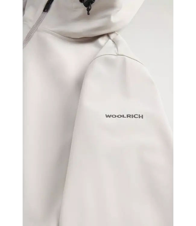 Woolrich Woolrich Heren Soft Shell Full-Zip Hoodie Dove