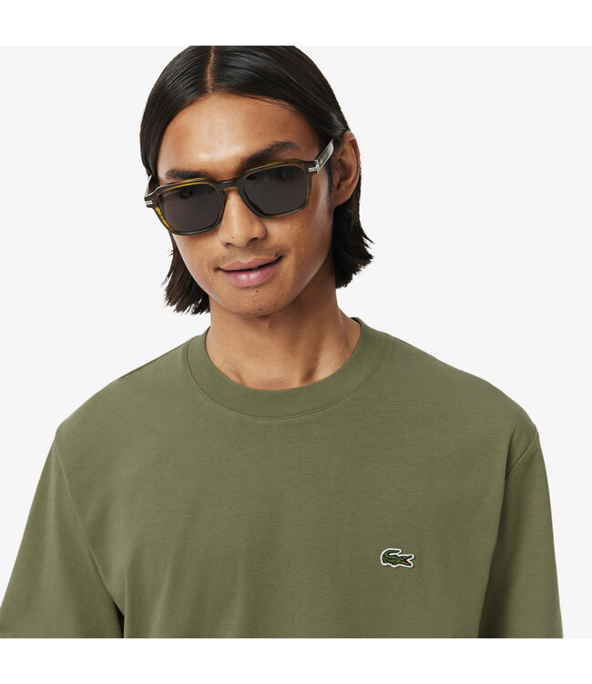 Lacoste Lacoste Heren Men T-shirt 1HT1 BMY Khaki