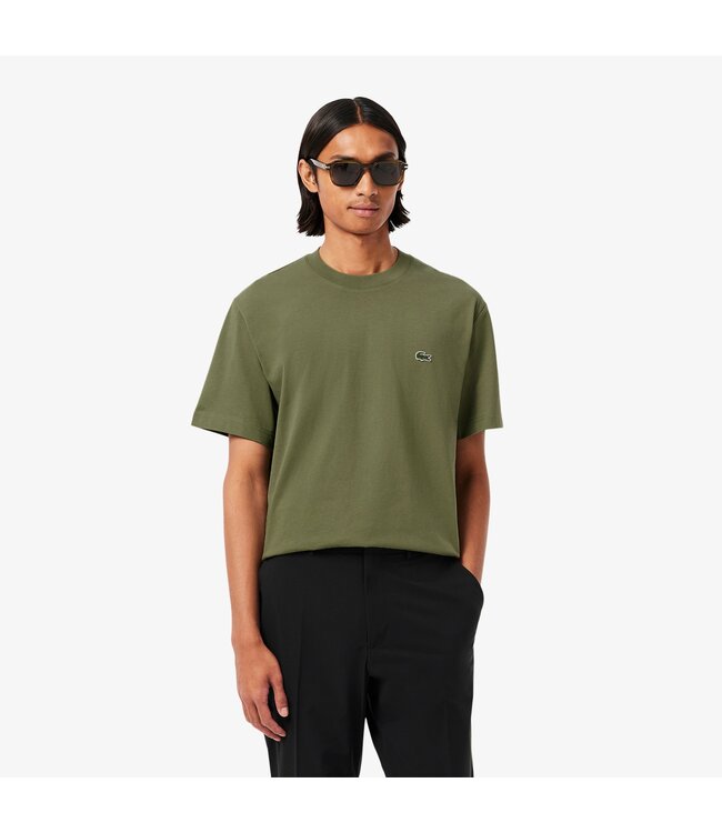 Lacoste Lacoste Heren Men T-shirt 1HT1 BMY Khaki