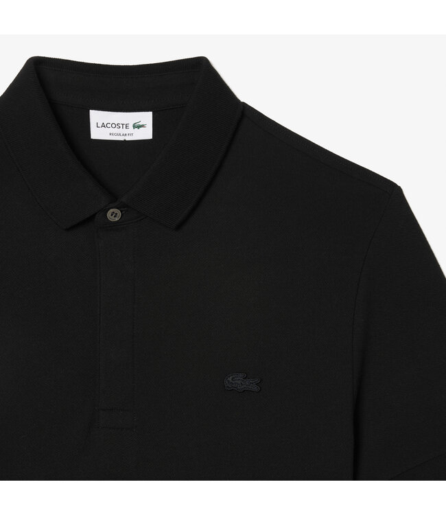 Lacoste Lacoste Heren Polo Regular Fit 1HP3 S/S Black