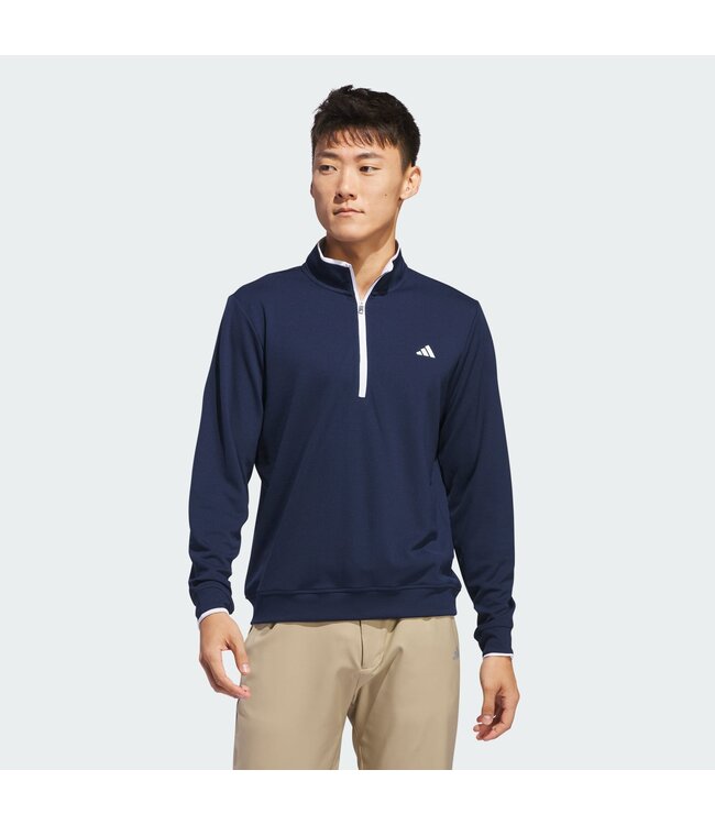 Adidas Adidas Lichtgewicht Trui met Halflange Rits - Blauw