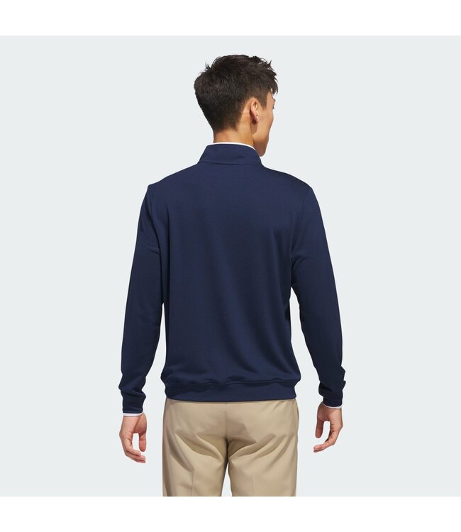 Adidas Adidas Lichtgewicht Trui met Halflange Rits - Blauw