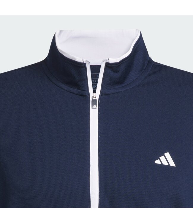 Adidas Adidas Lichtgewicht Trui met Halflange Rits - Blauw