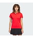 Adidas Adidas Dames Solid Performance Poloshirt met S/S Rood