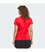 Adidas Adidas Dames Solid Performance Poloshirt met S/S Rood