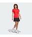 Adidas Adidas Dames Solid Performance Poloshirt met S/S Rood