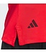 Adidas Adidas Dames Solid Performance Poloshirt met S/S Rood