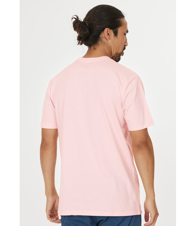 cruz Cruz Heren T-Shirt Highmore 100% Katoen Zacht Roze