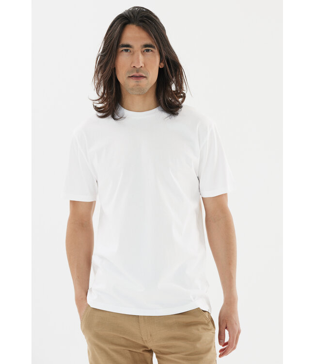 cruz Cruz Heren T-Shirt Highmore 100% Katoen Wit