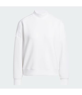 Adidas Adidas Dames Beyond Spacer Mock Layer Sweatshirt Wit