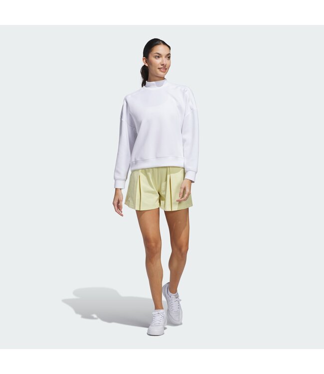 Adidas Adidas Dames Beyond Spacer Mock Layer Sweatshirt Wit