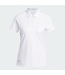 Adidas Adidas Dames Solid Performance Poloshirt S/S Wit