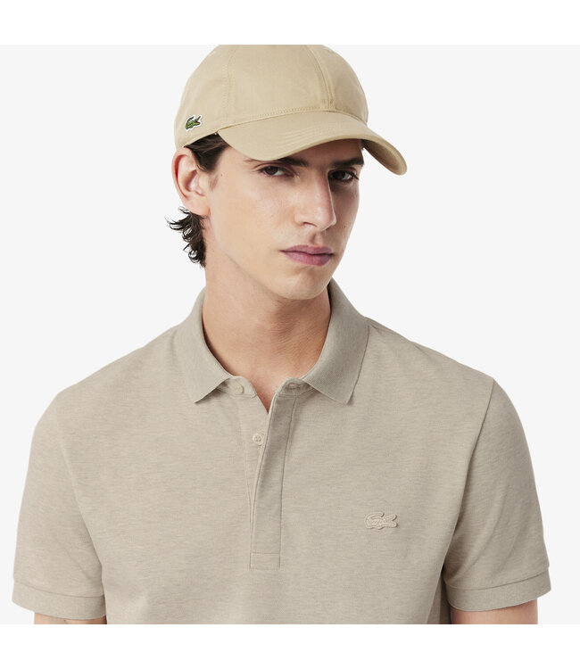 Lacoste Lacoste Heren Polo Regular Fit 1HP3 S/S Beige/Melange