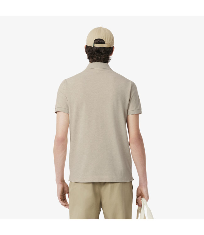 Lacoste Lacoste Heren Polo Regular Fit 1HP3 S/S Beige/Melange