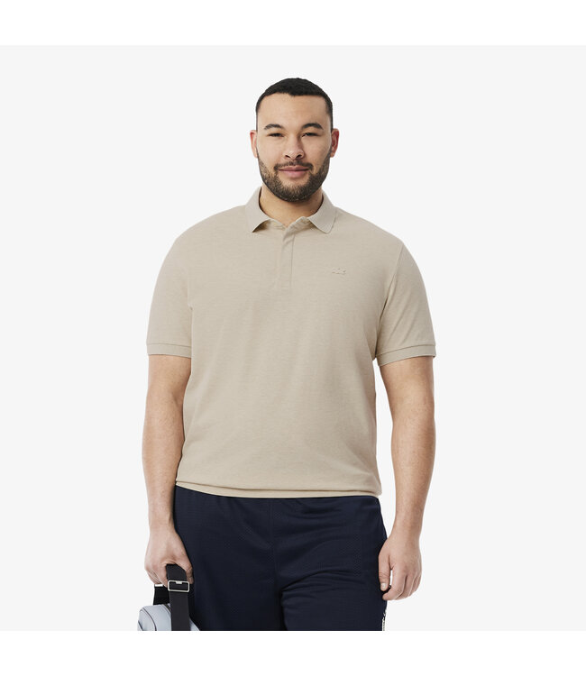 Lacoste Lacoste Heren Polo Regular Fit 1HP3 S/S Beige/Melange